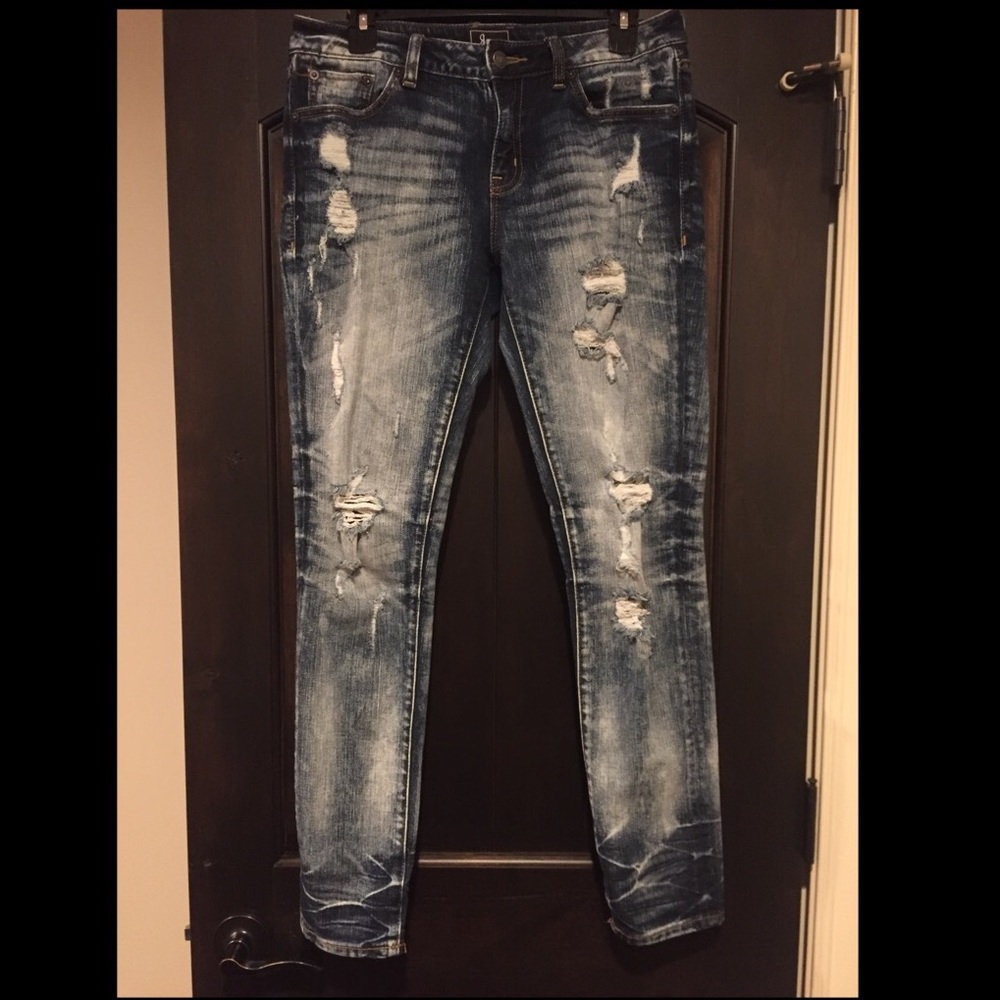 Remix By Rock Revival Skinny Stretch Jean Buckle